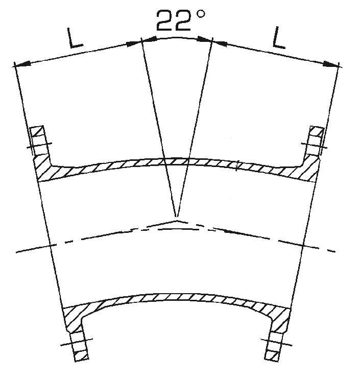 4 yhde laippa kulma ffk22 mitta