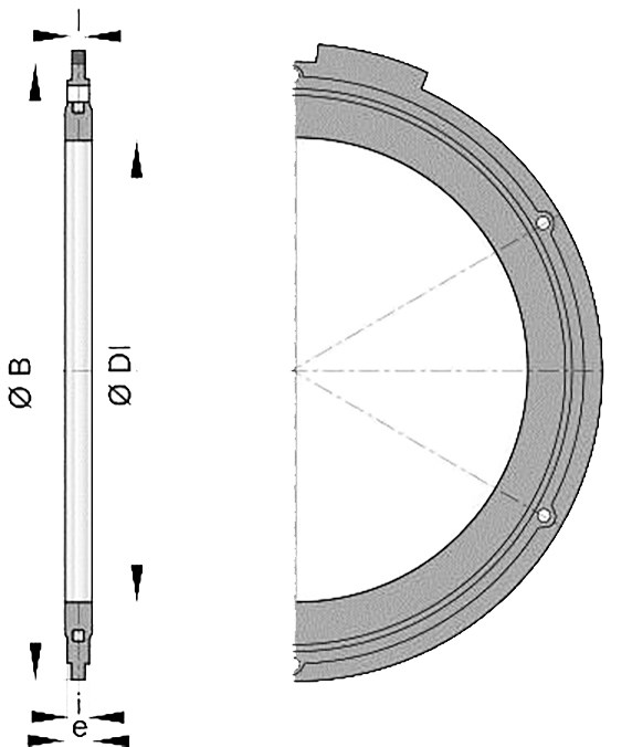 Laippatiiviste DN 40-300