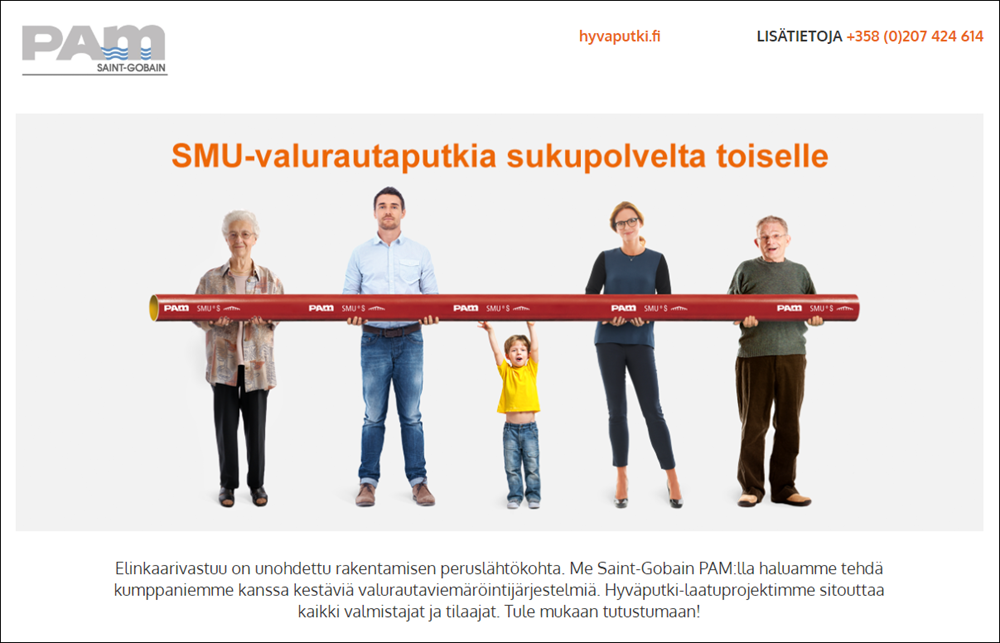 Kuvakaappaus Hyväputki.fi-sivustosta